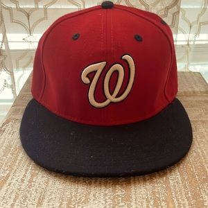 Washington Nationals MLB fitted hat. Size 6 7/8